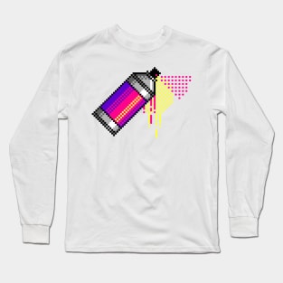 Spray paint - Pink Long Sleeve T-Shirt